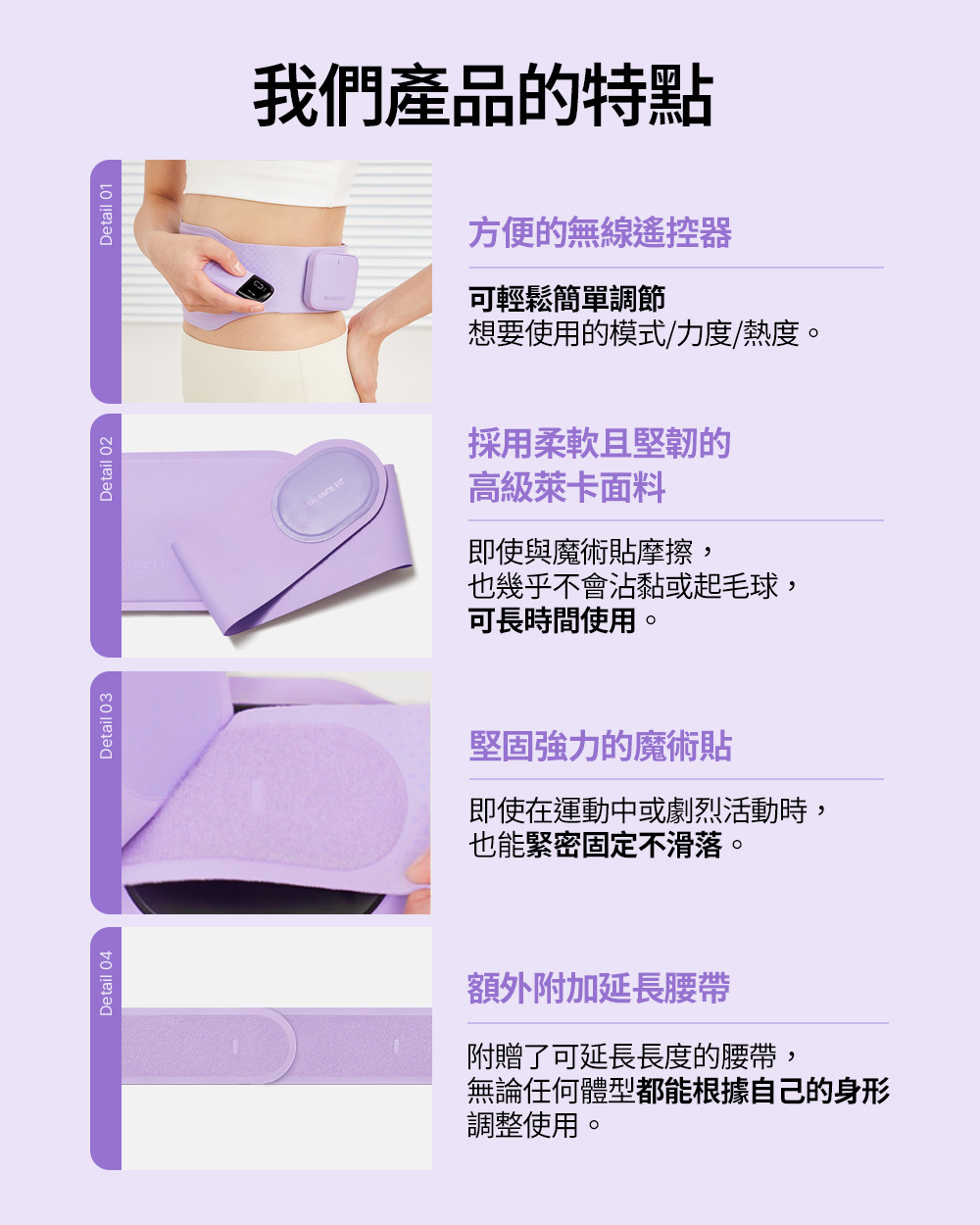 Balance Fit EMS Slim Belt EMS纖形塑身腰帶